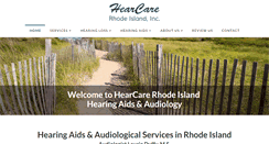 Desktop Screenshot of hearcareri.com